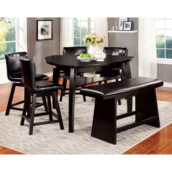 Furniture of America Hurley CM3433PT Counter Ht. Table Furniture of America Hurley CM3433PT Counter Ht. Table