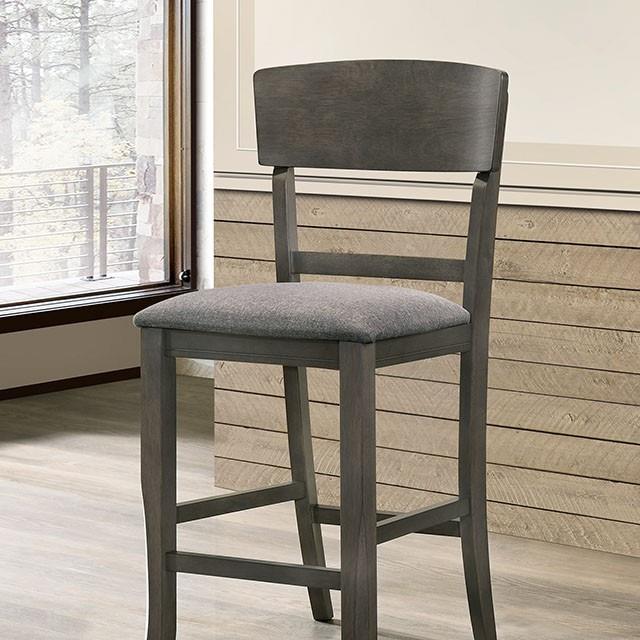 Furniture of America Stacie Counter Height Dining Chair CM3733GY-PC-2PK IMAGE 1