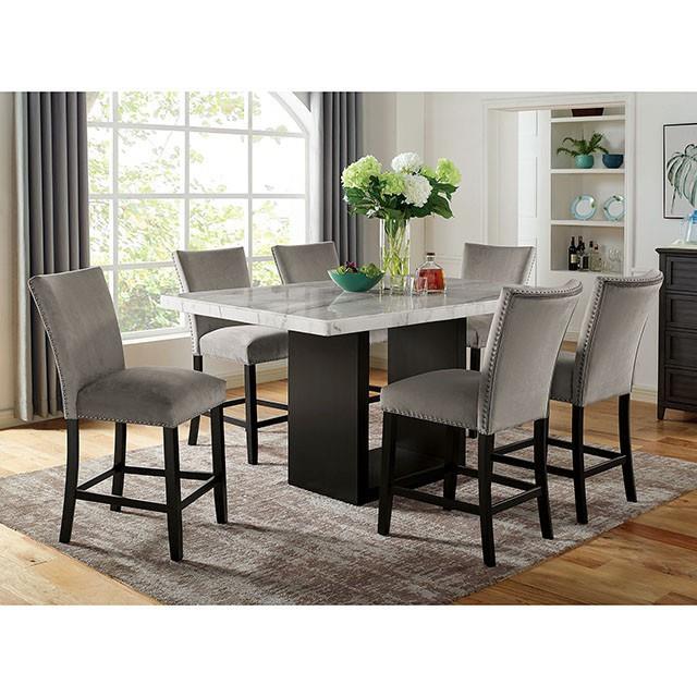 Furniture of America Kian Counter Height Dining Table CM3744PT-TABLE IMAGE 2