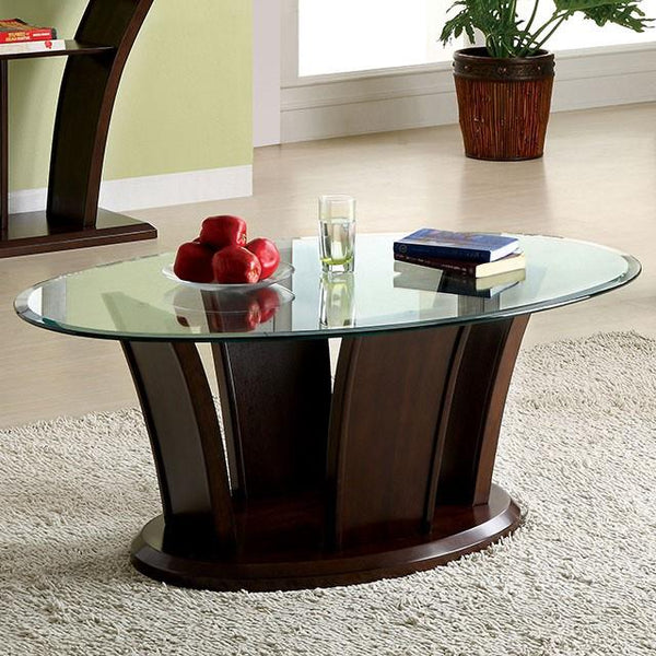 Furniture of America Manhattan Coffee Table CM4104C-PK IMAGE 1