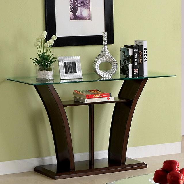 Furniture of America Manhattan Sofa Table CM4104S-PK IMAGE 1