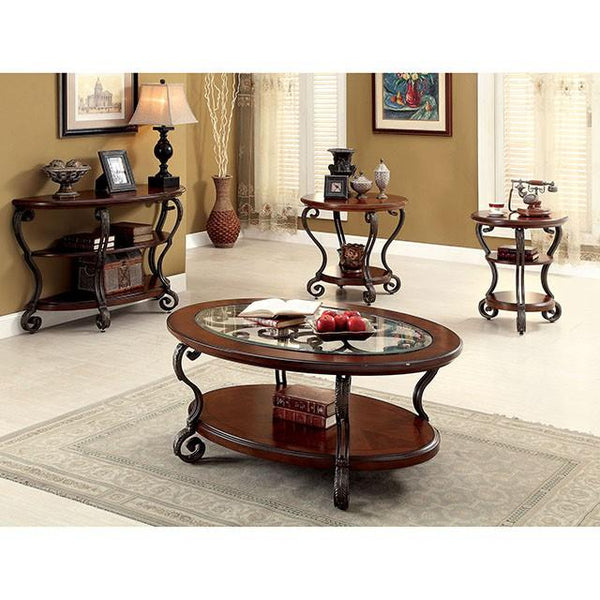 Furniture of America May End Table CM4326E IMAGE 1