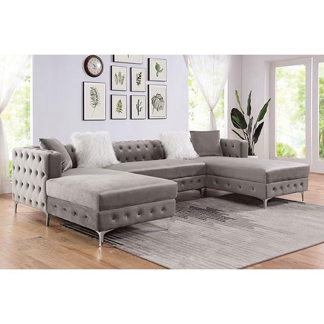 Furniture of America Ciabattoni Sectional CM6256GY-SECT IMAGE 3