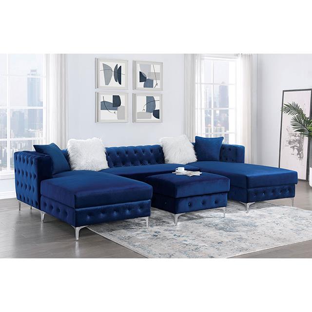 Furniture of America Ciabattoni Sectional CM6256NV-SECT IMAGE 2