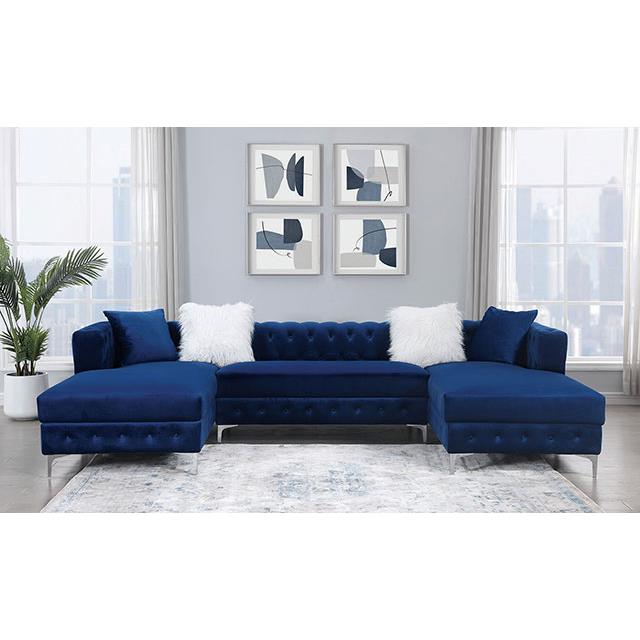 Furniture of America Ciabattoni Sectional CM6256NV-SECT IMAGE 3