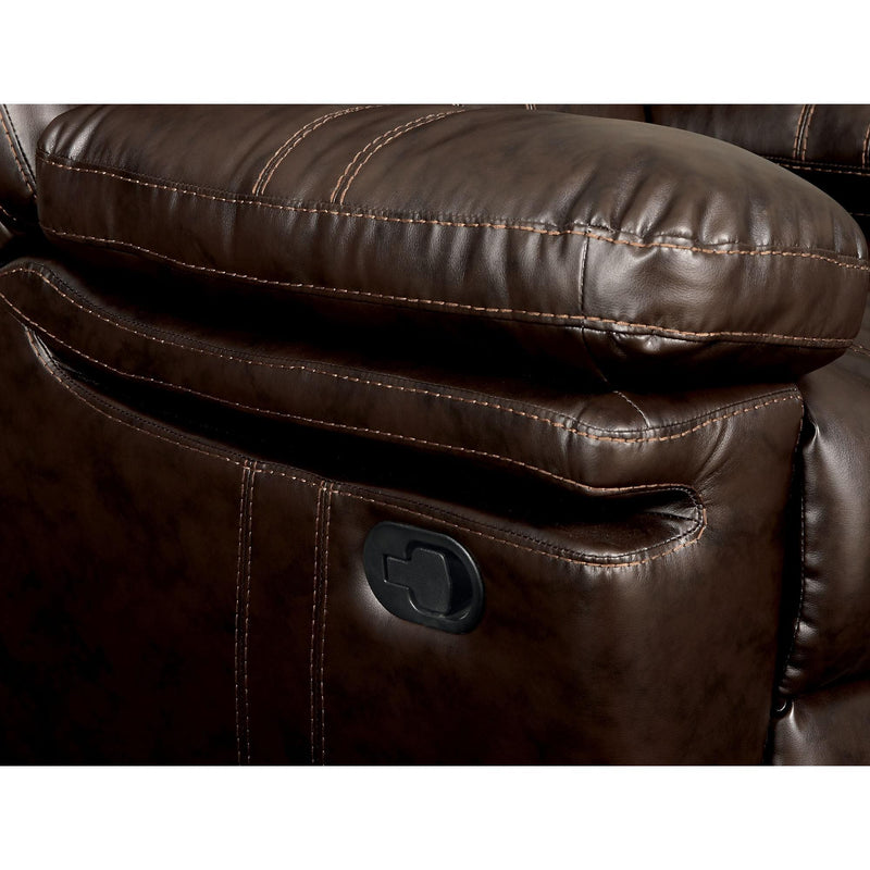 Furniture of America Listowel Reclining Bonded Leather Match Loveseat CM6992-LV IMAGE 4