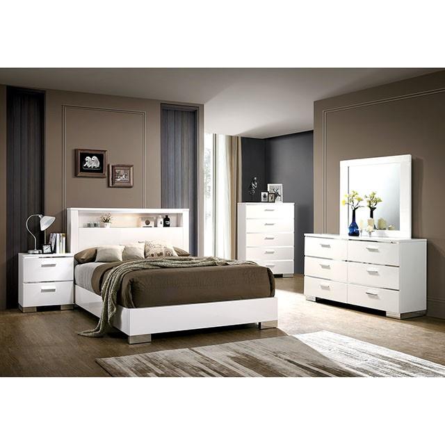 Furniture of America Carlie 6-Drawer Dresser CM7049WH-D IMAGE 2