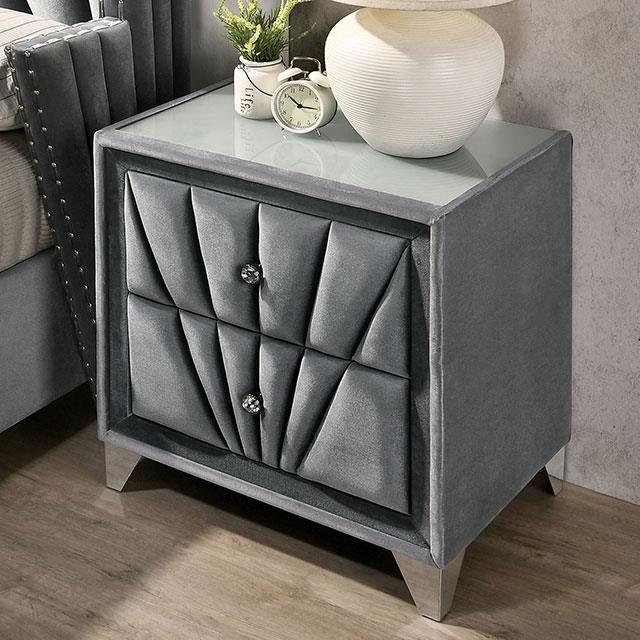 Furniture of America Carissa 2-Drawer Nightstand CM7164N IMAGE 4