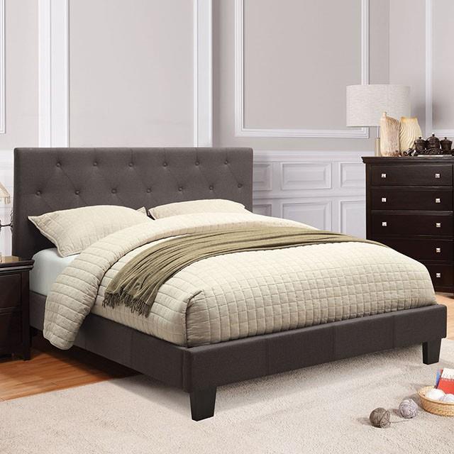 Furniture of America Leeroy California King Platform Bed CM7200LB-CK-BED-VN IMAGE 1