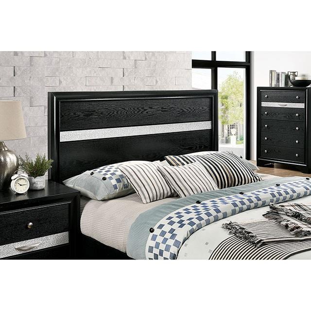 Furniture of America Chrissy Queen Panel Bed with Storage CM7552BK-Q-BED IMAGE 3