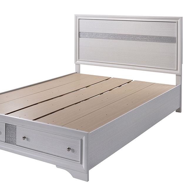 Furniture of America Chrissy King Panel Bed with Storage CM7552EK-BED IMAGE 2