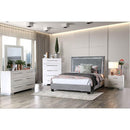  Furniture of America Erglow CM7695GY-EK-BED-VN E.King Bed, Gray IMAGE 2