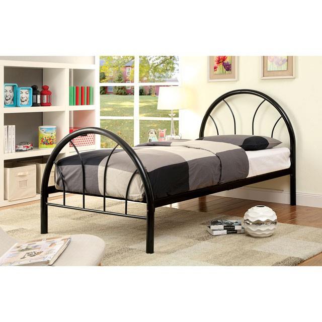 Furniture of America Rainbow Full Metal Bed CM7712BK-F IMAGE 2