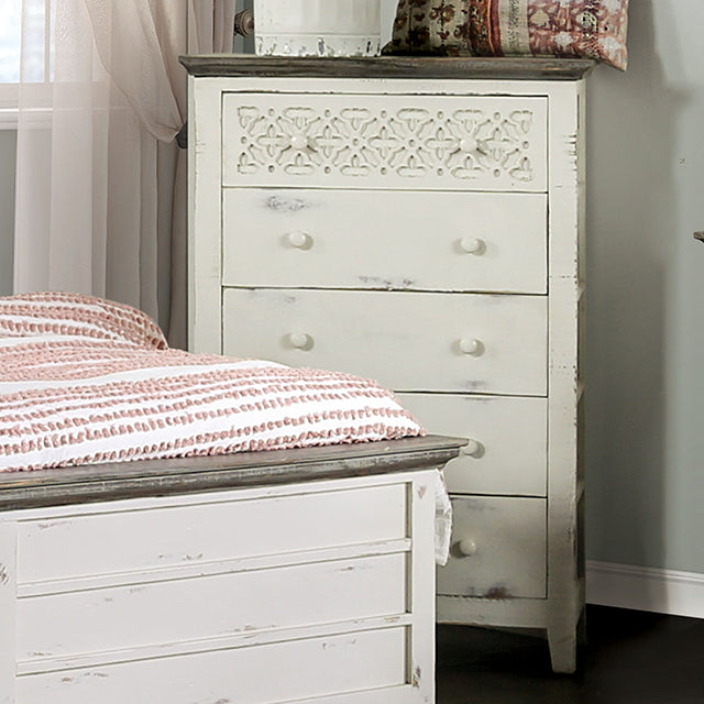 Furniture of America Myrtlemoore 5-Drawer Chest EM7079IV-C IMAGE 1
