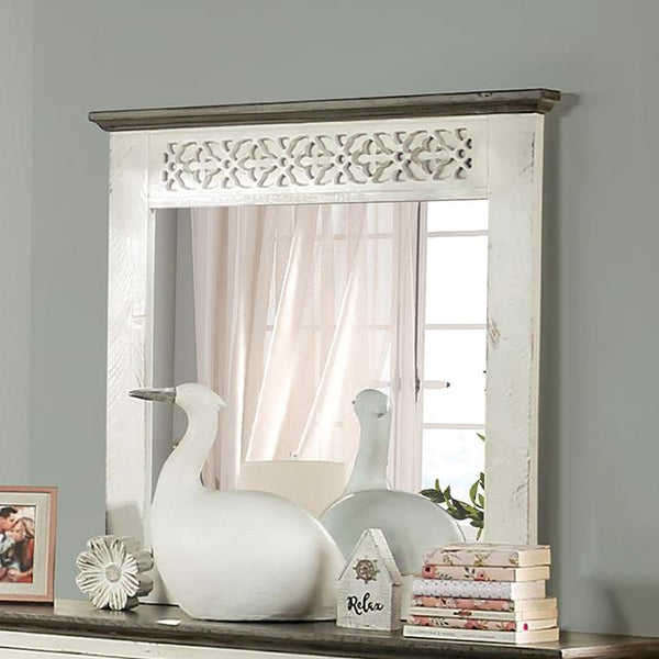 Furniture of America Myrtlemoore Dresser Mirror EM7079IV-M IMAGE 1