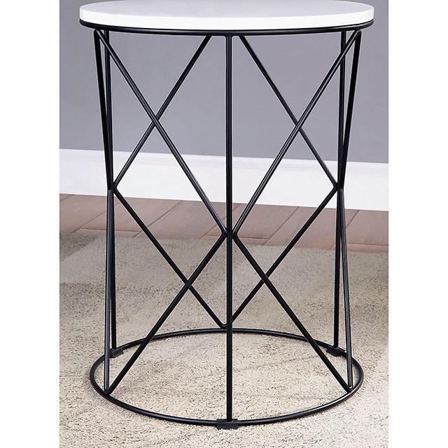 Furniture of America Madyson Nesting Tables FOA-AC340WH-3A IMAGE 4