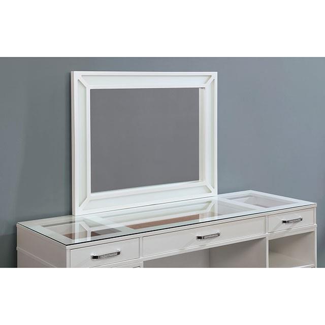 Furniture of America Vickie Vanity Set FOA-DK5684WH-PK IMAGE 3