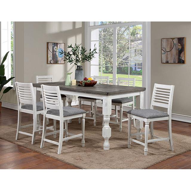 Furniture of America Calabria Counter Height Dining Table FOA3908PT IMAGE 2