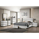  Furniture of America Birsfelden FOA7225WH-DR-Q-BED Queen Bed IMAGE 2