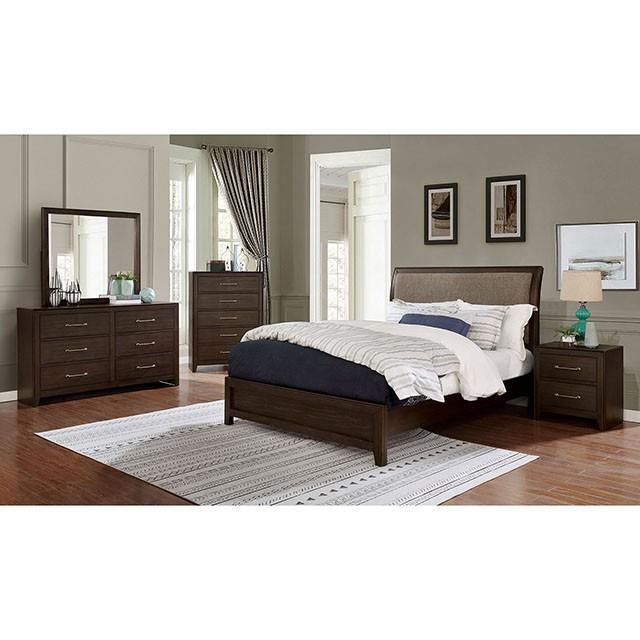 Furniture of America Jamie Queen Upholstered Panel Bed FOA7917Q-BED IMAGE 2