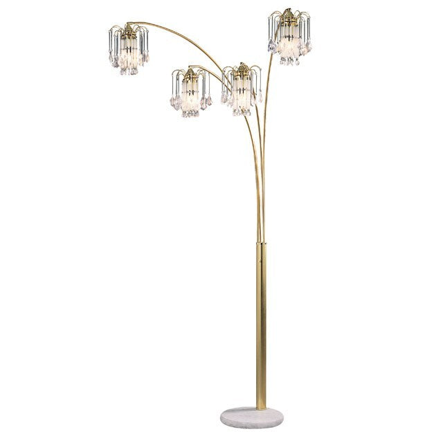 Furniture of America Elouise Arc Lamp L99657SG IMAGE 1