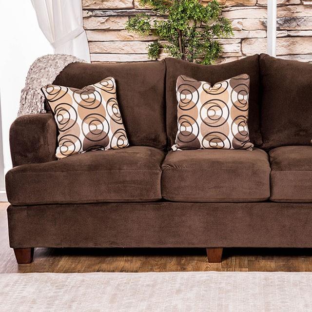 Furniture of America Wessington Stationary Fabric Sofa SM6131-SF IMAGE 4