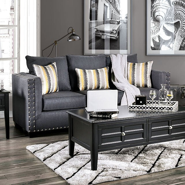 Furniture of America Inkom Stationary Fabric Sofa SM6220-SF IMAGE 1