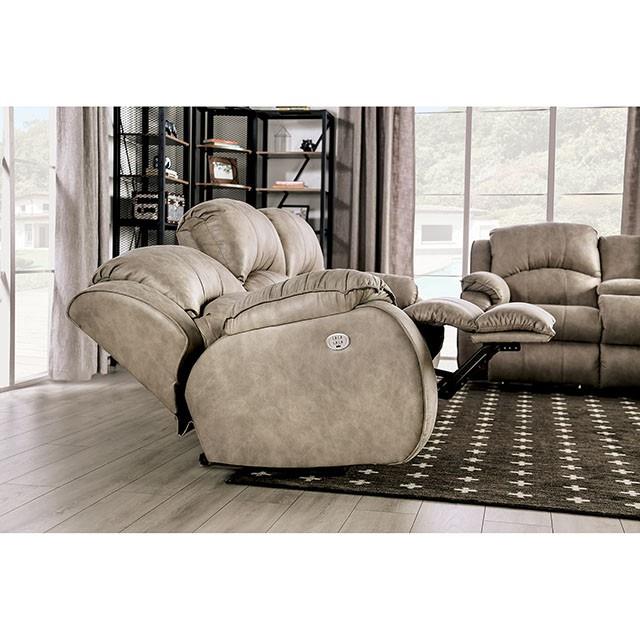 Furniture of America Elton Power Reclining Fabric Loveseat SM7804-LV IMAGE 3