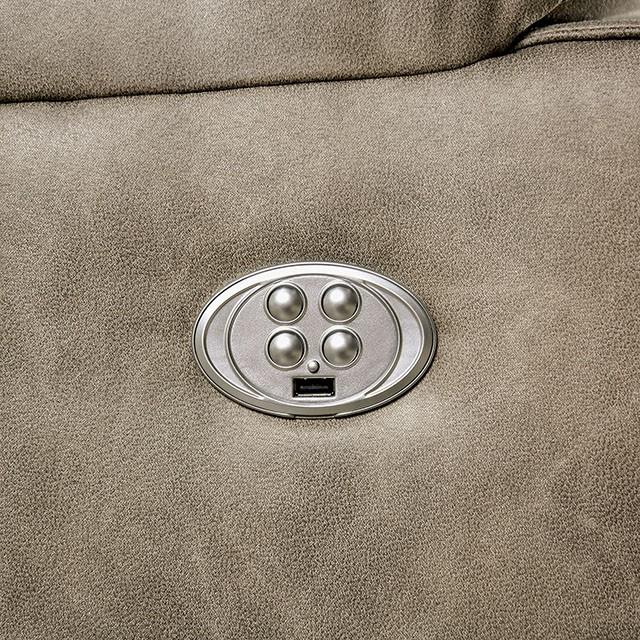 Furniture of America Elton Power Reclining Fabric Loveseat SM7804-LV IMAGE 4