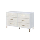 Acme Furniture Myles AC00960 Dresser - White & Champagne IMAGE 2