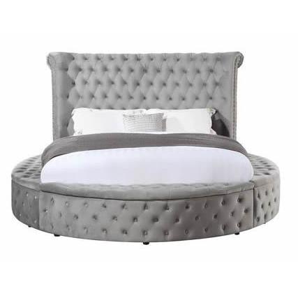 Acme Furniture Gaiva King Upholstered Panel Bed BD00966EK IMAGE 2