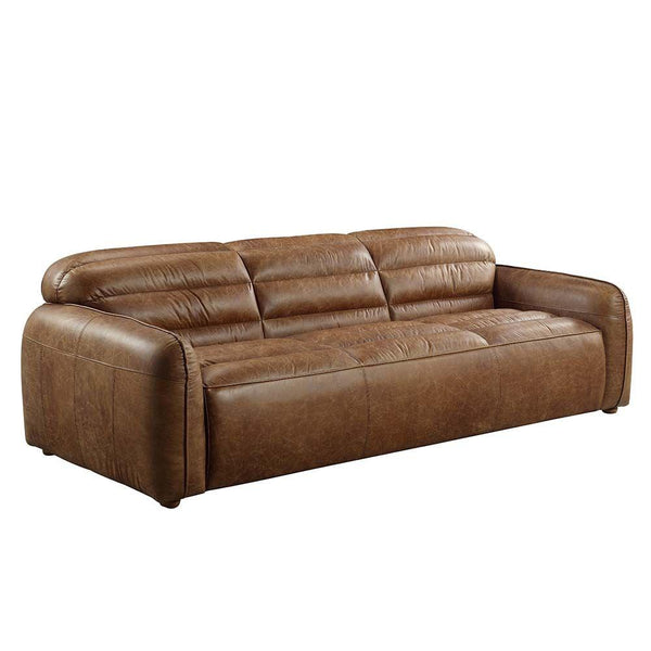 Acme Furniture Rafer Stationary Leather Sofa LV01020 IMAGE 1