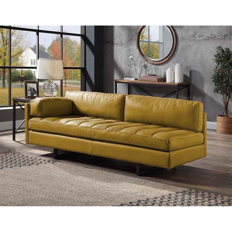 Acme Furniture Radia Stationary Leather Sofa LV01022 IMAGE 6