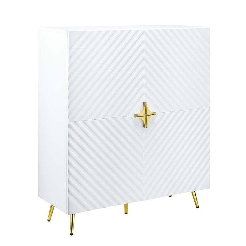 Acme Furniture Gaines AC01031 Cabinet - White IMAGE 1