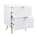 Acme Furniture Gaines BD01035 Nightstand - White IMAGE 3
