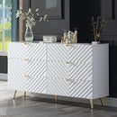 Acme Furniture Gaines BD01037 Dresser - White IMAGE 1
