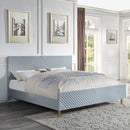 Acme Furniture Gaines BD01040Q Queen Bed - Gray IMAGE 1