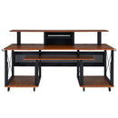Acme Furniture Megara OF00988 Music Desk - Cherry IMAGE 3