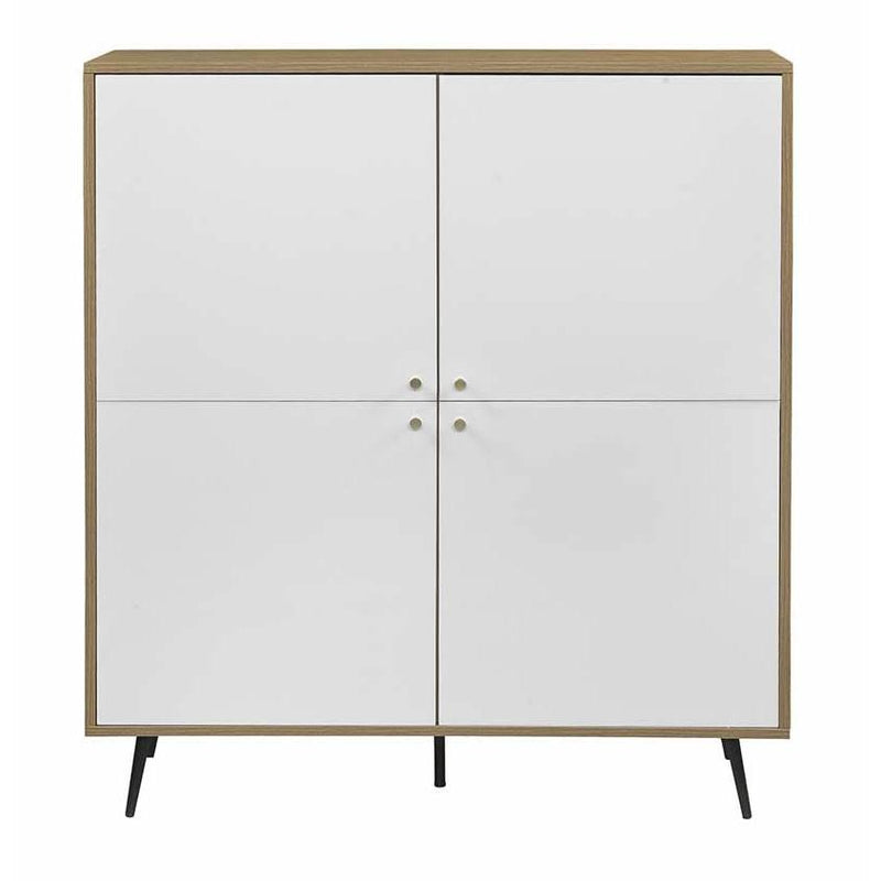 Acme Furniture Gencho AC01069 Cabinet - White and Oak IMAGE 2