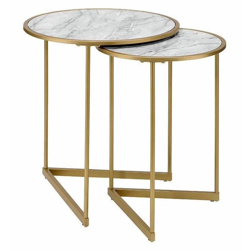 Acme Furniture Garo Nesting Tables LV01085 IMAGE 1