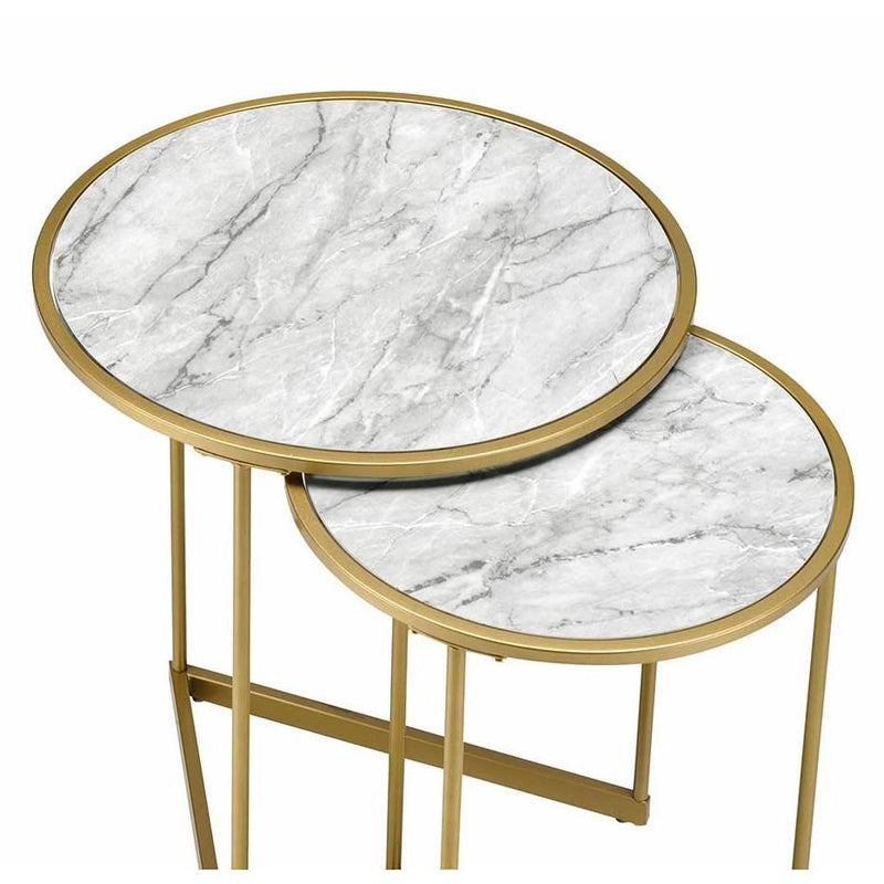 Acme Furniture Garo Nesting Tables LV01085 IMAGE 3