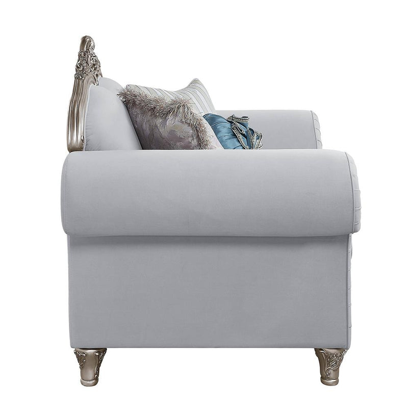 Acme Furniture Pelumi LV01114 Chair with 3 Pillows IMAGE 5