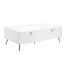 Acme Furniture Gaines LV01139 Coffee Table - White IMAGE 2