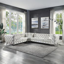 Acme Furniture Atronia LV01160 Sectional Sofa - Beige IMAGE 1