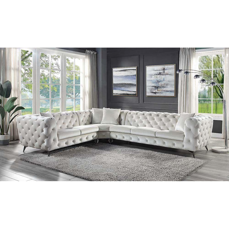 Acme Furniture Atronia Fabric 3 pc Sectional LV01160 IMAGE 6