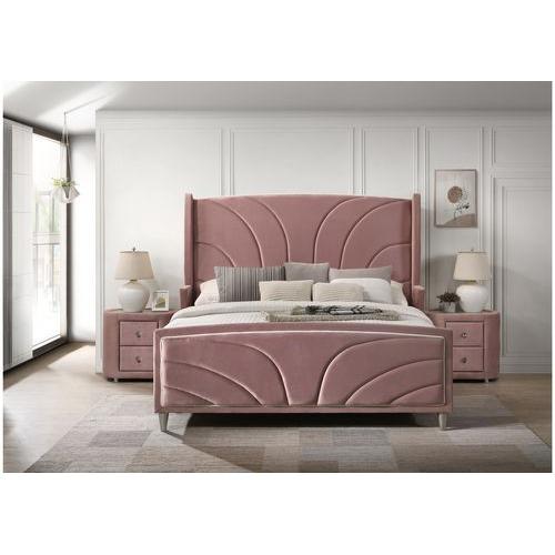 Acme Furniture Salonia Queen Upholstered Panel Bed BD01183Q IMAGE 1