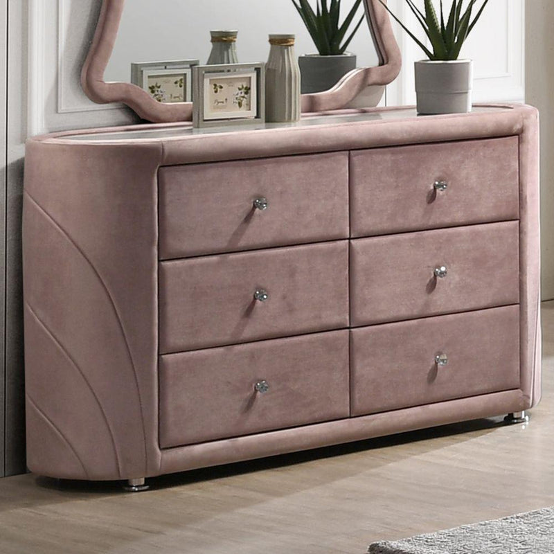 Acme Furniture Salonia 6-Drawer Dresser BD01186 IMAGE 4