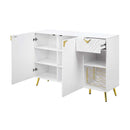 Acme Furniture Gaines DN01260 Server - White IMAGE 2