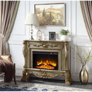 Acme Furniture Dresden AC01308 Fireplace - Gold Patina IMAGE 1