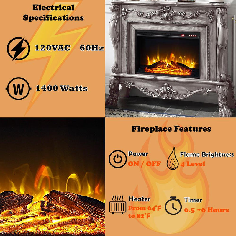 Acme Furniture Dresden AC01310 Fireplace IMAGE 7